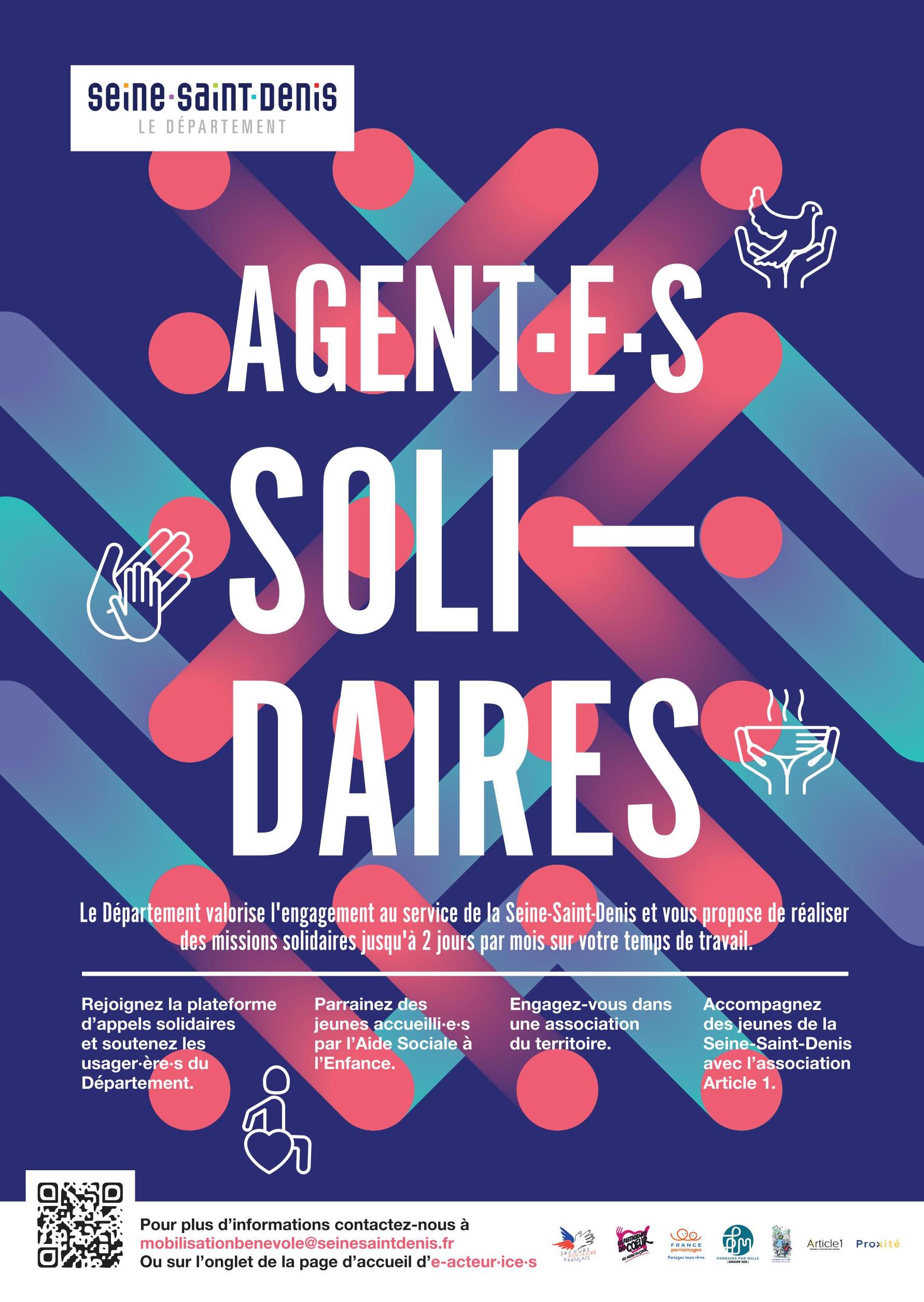 Les agent.e.s solidaires : initiative inédite du Conseil Départemental de Seine-Saint-Denis !