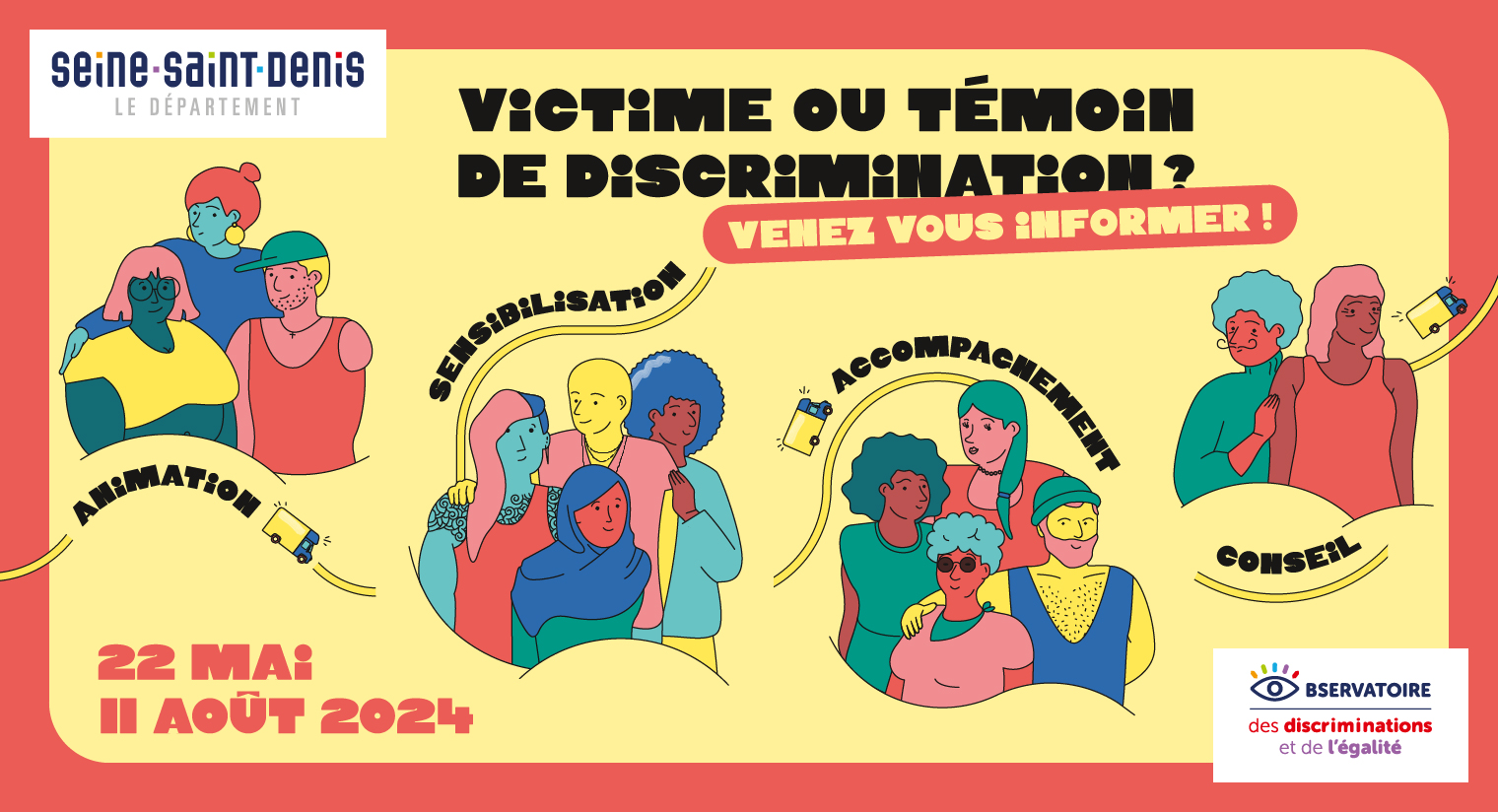 La Caravane de lutte contre les discriminations 2024 en Seine-Saint-Denis, c'est parti !