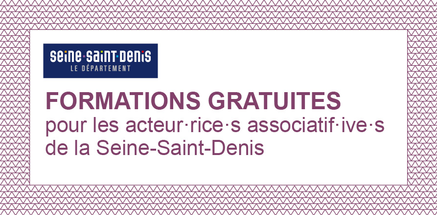 Formations gratuites nov-déc 2023 pour les associations de Seine-Saint-Denis - 
